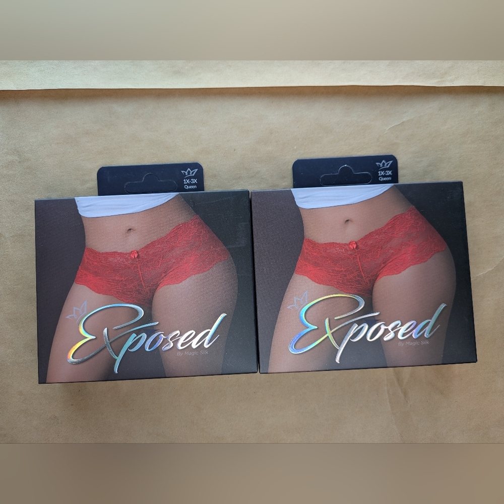 Magic Silk Split Crotch Lace Boy Short